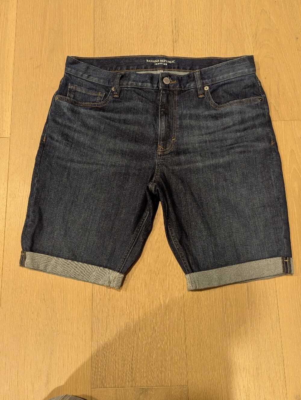 Banana Republic Navy Blue Traveler Jeans